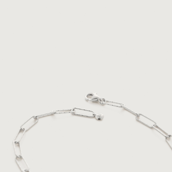 Monica Vinader Alta Textured Chain Necklace Adjustable 61cm/24' - Picture 3 of 8